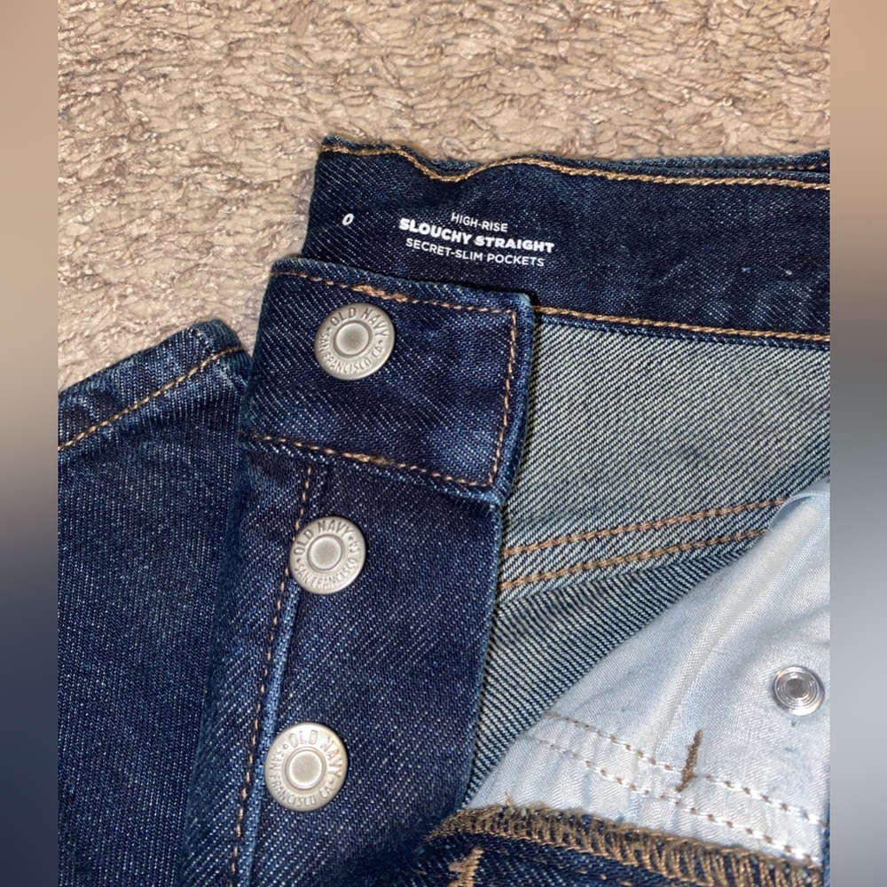 Slouchy straight jeans